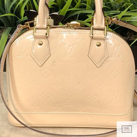 SOLD Louis Vuitton Vernis Alma BB Dune - Picture 7 of 14